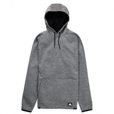 BURTON CROWN WEATHERPROOF HOODIE TRUE BLACK HEATHER