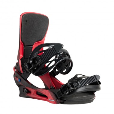 BURTON CARTEL X SNOWBOARD BINDINGS BLACK/RED