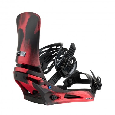 BURTON CARTEL X SNOWBOARD BINDINGS BLACK/RED