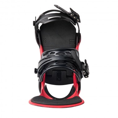 BURTON CARTEL X SNOWBOARD BINDINGS BLACK/RED