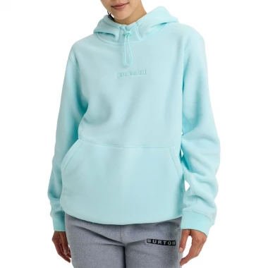 BURTON CINDER PULLOVER HOODIE LIGHT TEAL