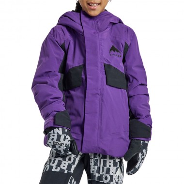 BURTON ASCUTNEY 2L K SNOW JACKET IMPERIAL PURPLE/TRUE BLACK