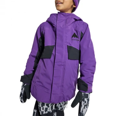BURTON ASCUTNEY 2L K SNOW JACKET IMPERIAL PURPLE/TRUE BLACK