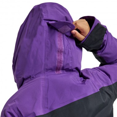 BURTON ASCUTNEY 2L K SNOW JACKET IMPERIAL PURPLE/TRUE BLACK