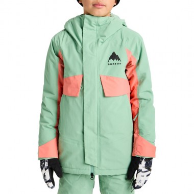 BURTON ASCUTNEY 2L K SNOW JACKET SOFT SAGE/PEACH ECHO