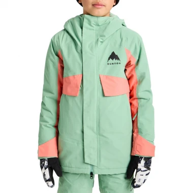 BURTON ASCUTNEY 2L K SNOW JACKET SOFT SAGE/PEACH ECHO