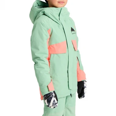 BURTON ASCUTNEY 2L K SNOW JACKET SOFT SAGE/PEACH ECHO