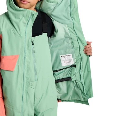 BURTON ASCUTNEY 2L K SNOW JACKET SOFT SAGE/PEACH ECHO
