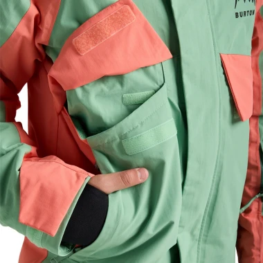 BURTON ASCUTNEY 2L K SNOW JACKET SOFT SAGE/PEACH ECHO
