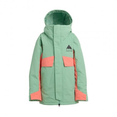 BURTON ASCUTNEY 2L K SNOW JACKET SOFT SAGE/PEACH ECHO