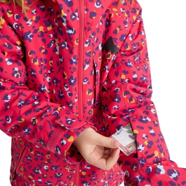 BURTON HILLSLOPE K SNOW JACKET WILDCAT FLORAL
