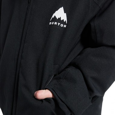 BURTON HILLSLOPE 2L TOD SNOW JACKET TRUE BLACK