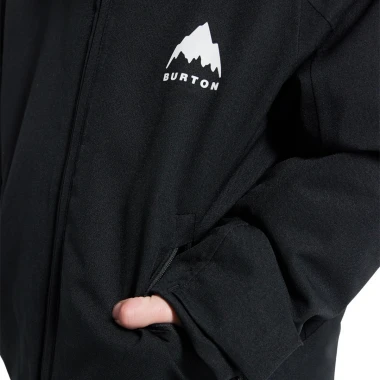 BURTON HILLSLOPE 2L TOD SNOW JACKET TRUE BLACK