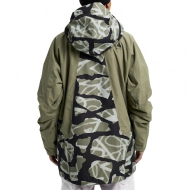 BURTON RESERVE 2L INSULATED SNOW JACKET GRAF.CAMO/FOREST MOSS