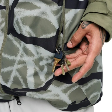 BURTON RESERVE 2L INSULATED SNOW JACKET GRAF.CAMO/FOREST MOSS