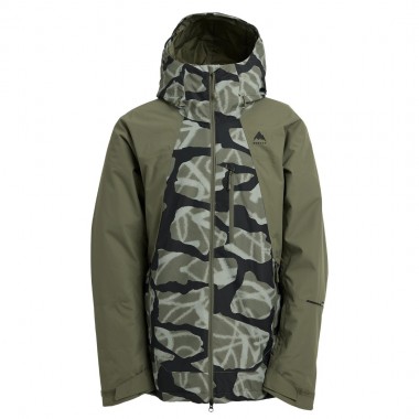 BURTON RESERVE 2L INSULATED SNOW JACKET GRAF.CAMO/FOREST MOSS