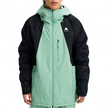 BURTON RESERVE 2L INSULATED SNOW JACKET SOFT SAGE/TRUE BLACK