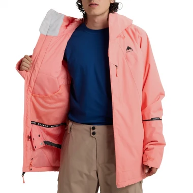 BURTON RESERVE 2L INSULATED SNOW JACKET SUNRISE CORAL