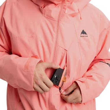 BURTON RESERVE 2L INSULATED SNOW JACKET SUNRISE CORAL