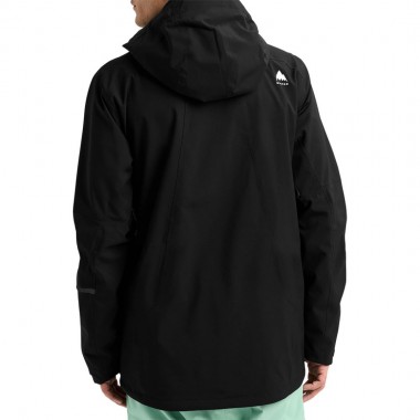 BURTON RESERVE 2L STRETCH SLIM SNOW JACKET TRUE BLACK