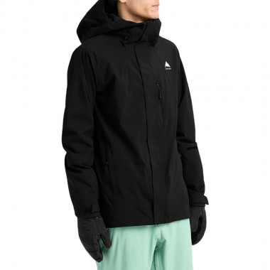 BURTON RESERVE 2L STRETCH SLIM SNOW JACKET TRUE BLACK