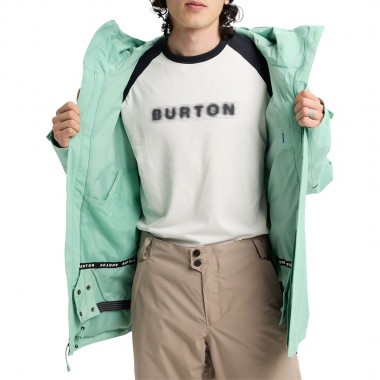 BURTON RESERVE 2L STRETCH SLIM SNOW JACKET SOFT SAGE
