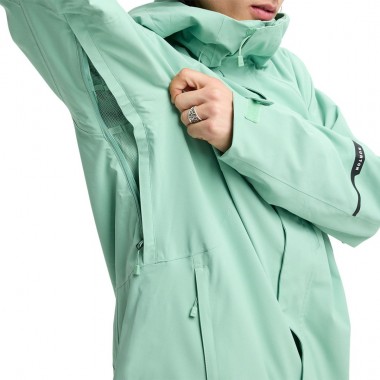 BURTON RESERVE 2L STRETCH SLIM SNOW JACKET SOFT SAGE