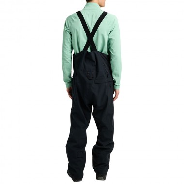 BURTON RESERVE 2L STRETCH SNOW BIB TRUE BLACK