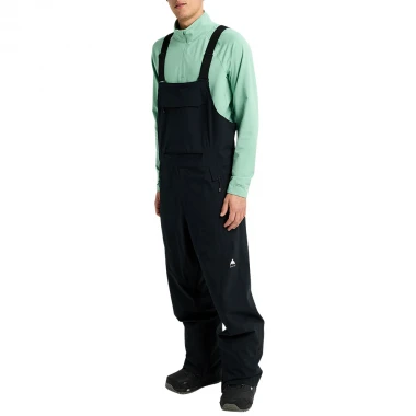 BURTON RESERVE 2L STRETCH SNOW BIB TRUE BLACK