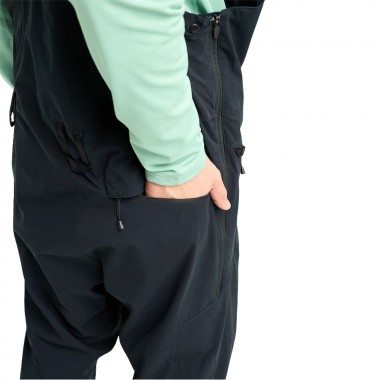 BURTON RESERVE 2L STRETCH SNOW BIB TRUE BLACK