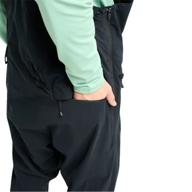 BURTON RESERVE 2L STRETCH SNOW BIB TRUE BLACK