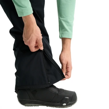 BURTON RESERVE 2L STRETCH SNOW BIB TRUE BLACK