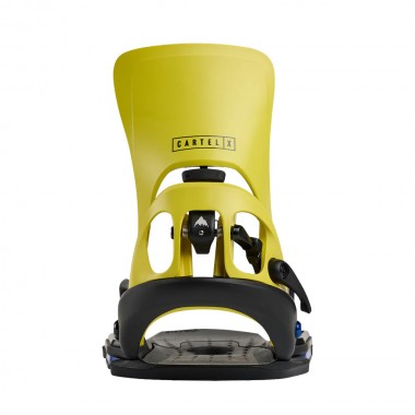 BURTON STEP ON CARTEL X EST SNOWBOARD BINDINGS ATOMIC YELLOW/BLACK