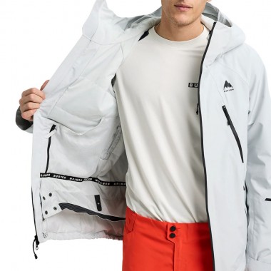 BURTON RESERVE GORE-TEX 2L INSULATED SNOW JACKET GRAY CLOUD