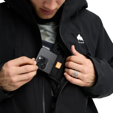 BURTON RESERVE GORE-TEX 2L INSULATED SNOW JACKET TRUE BLACK