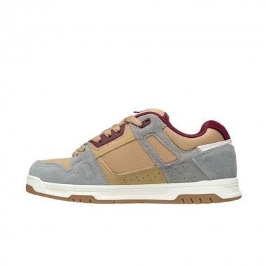 DC STAG SHOES TAN/OFF WHITE