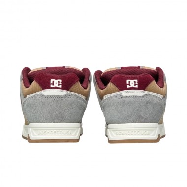 DC STAG SHOES TAN/OFF WHITE
