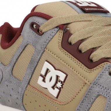 DC STAG SHOES TAN/OFF WHITE