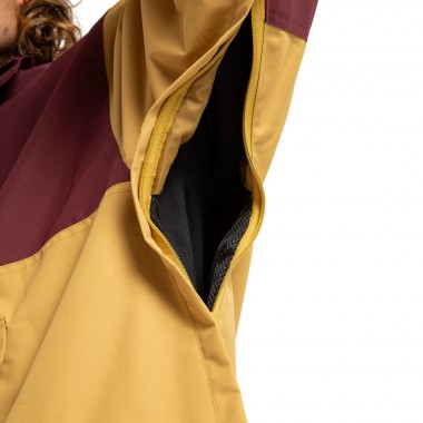 DC DC-43 SNOW ANORAK JACKET MUSTARD GOLD