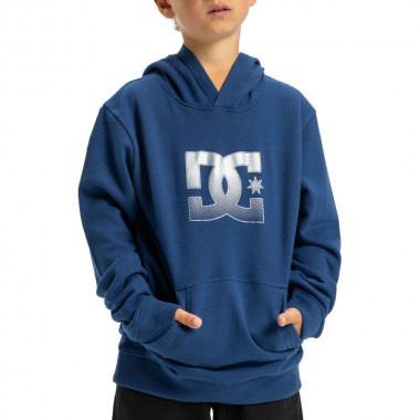 DC STAR REFLECTIVE K HOODIE ESTATE BLUE