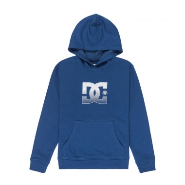 DC STAR REFLECTIVE K HOODIE ESTATE BLUE