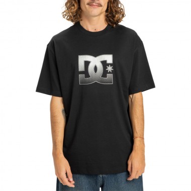 DC STAR REFLECTIVE T-SHIRT BLACK