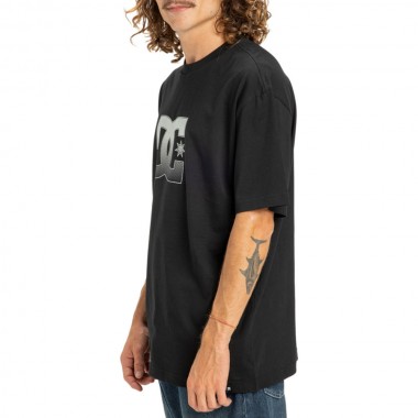 DC STAR REFLECTIVE T-SHIRT BLACK