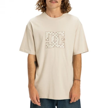 DC STAR FILLED T-SHIRT OATMEAL
