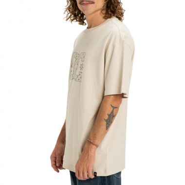 DC STAR FILLED T-SHIRT OATMEAL