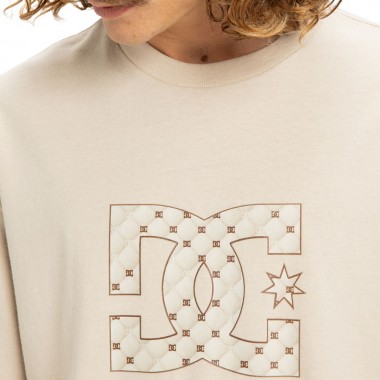 DC STAR FILLED T-SHIRT OATMEAL