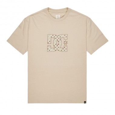 DC STAR FILLED T-SHIRT OATMEAL