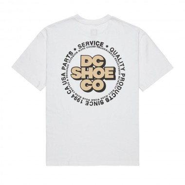 DC WORK CIRCLE T-SHIRT WHITE