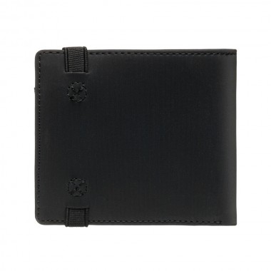 ELEMENT ICON STRAP WALLET BIFOLD FLINT BLACK