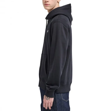 ELEMENT ICON EMBROIDERY ZIP HOODIE FLINT BLACK